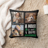 ラブユマカスタムム引用文と3枚の写真コラージュ クッション (ブランケット)