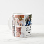 ラブユーおじいちゃん | カスタムフォトコラージコーヒーマグ コーヒーマグカップ (正面左)