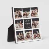 ラブユーおじいちゃん |フォトコラージュ手書き文字 フォトプラーク (正面)