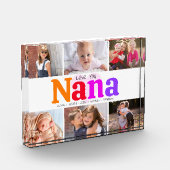 ラブユーおばあちゃんはっきりしたコレージカラフル6 フォトブロック (左)