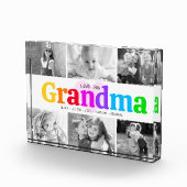 ラブユーおばあちゃんカラフルコレージはっきりした6 フォトブロック (右)