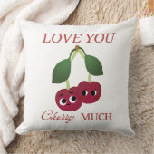 ラブユーさくらんぼ クッション (ブランケット)