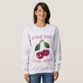 ラブユーさくらんぼ スウェットシャツ (正面フル)