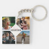 ラブユーばあちゃん孫フォトコラージュ記念 キーホルダー (裏面)