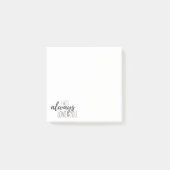 ラブユーやる気を起こさせる引用文白黒タイポグラフィ ポストイット (正面)