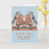 ラブユーより同性愛者記念日 カード (黄色い花)