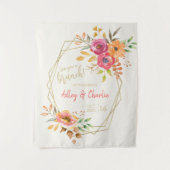 ラブユーアブランチ秋フローラウェディングシャワー タペストリー (正面)