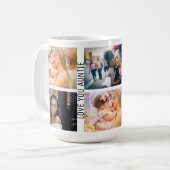 ラブユーアンティ6写真カスタムコラージュ叔母 コーヒーマグカップ (正面左)