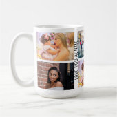 ラブユーアンティ6写真カスタムコラージュ叔母 コーヒーマグカップ (左)