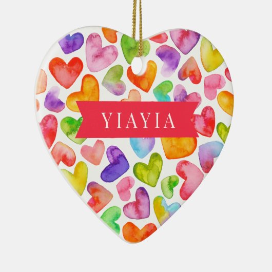 ラブユーイガイア |両面セラミックオーナメント セラミックオーナメント (右)