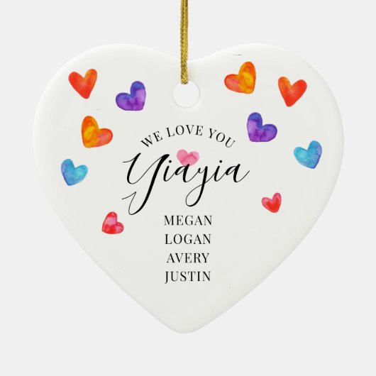 ラブユーイガイア |両面セラミックオーナメント セラミックオーナメント (裏面)