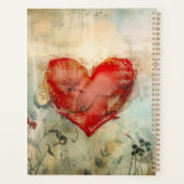 ラブユーオール赤いハート プランナー手帳 (裏面)