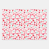 ラブユーキス&ハグハート ラッピングペーパーシート (正面)