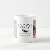 ラブユーギギ誕生日カスタム写真 コーヒーマグカップ (中央)