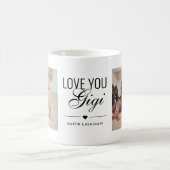 ラブユーギギ誕生日カスタム写真 コーヒーマグカップ (中央)