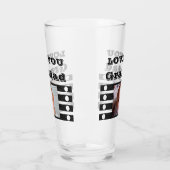 ラブユーグランダー2枚の写真白黒 タンブラーグラス (左)