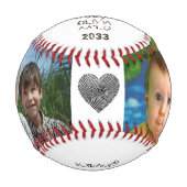 ラブユーグランドパカスタムフォトコラージュキープサケ 野球ボール (正面)