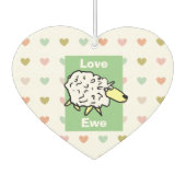 ラブユーシープン カーエアーフレッシュナー (裏面)