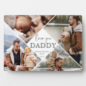 ラブユーダディーフォトコラージュパパキープサケカスタム フォトプラーク (正面)