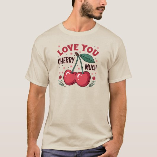 ラブユーチェリーマッチョ Tシャツ (正面)