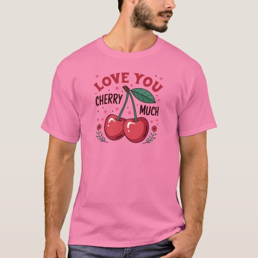 ラブユーチェリーマッチョ Tシャツ (正面)