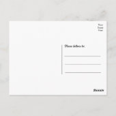 ラブユーハグとキスグレイ考えウッドズオブユー ポストカード (裏面)