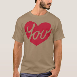 ラブユーハート ジョーク Tシャツ