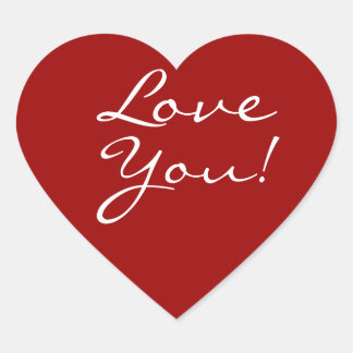 ラブユーハート ハートシール