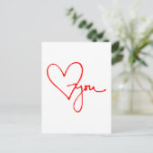 ラブユーハート ポストカード (スタンド正面)