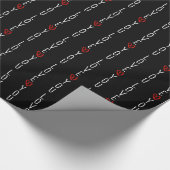 ラブユーハート ラッピングペーパー (角)