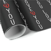 ラブユーハート ラッピングペーパー (ロールコーナー)