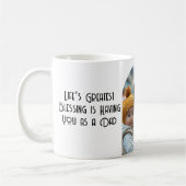 ラブユーパパカスタム写真と引用文 コーヒーマグカップ (左)