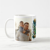 ラブユーパパカスタム写真魚釣り コーヒーマグカップ (左)