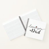 ラブユーパパハッピーパパの日 |ノートブック ノートブック (内部)