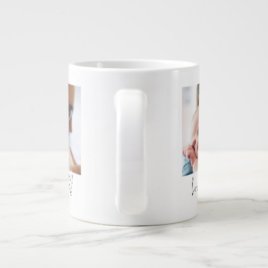 ラブユーパパハート写真1st Faters Day ジャンボコーヒーマグカップ (裏面)