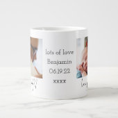 ラブユーパパハート写真1st Faters Day ジャンボコーヒーマグカップ (正面)