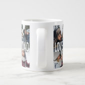 ラブユーパパフォトコラージュ父の日 ジャンボコーヒーマグカップ (裏面)