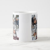 ラブユーパパフォトコラージュ父の日 ジャンボコーヒーマグカップ (正面)