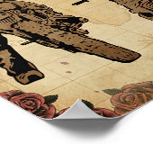 ラブユーパパモーターサイクルポスター ポスター (角)