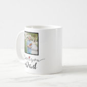 ラブユーパパ写真父の日 |マグカップ コーヒーマグカップ (正面左)