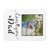 ラブユーパパ写真父の日 |マグネット マグネット (横)