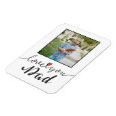 ラブユーパパ写真父の日 |マグネット マグネット (左側)