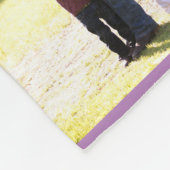 ラブユーパパ7枚スチミーはっきりしたフォント フリースブランケット (角)