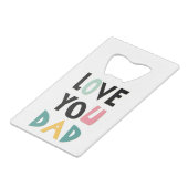 ラブユーパパ クレジットカード栓抜き (裏面アングル)