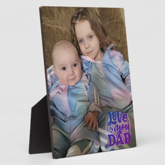 ラブユーパパ フォトプラーク (側面)