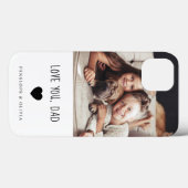 ラブユーパパ |写真と手書き文字 Case-Mate iPhoneケース (裏面 (横))