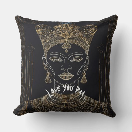 ラブユーパラグジュアリーユニークリビング装飾用クッション クッション (正面)