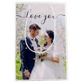 ラブユーフォトギフトバッグ ミディアムペーパーバッグ (正面)