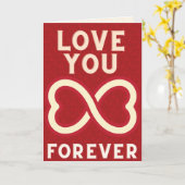 ラブユーフォーエバーインフィニティバレンタインカード カード (黄色い花)