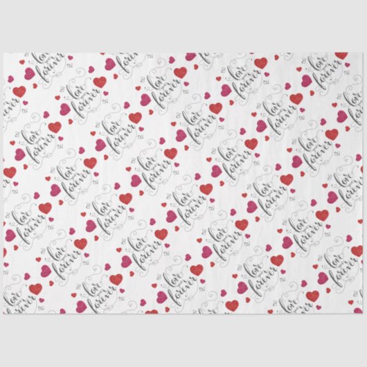 ラブユーフォーエバーティッシュペーパー 薄葉紙 (正面)